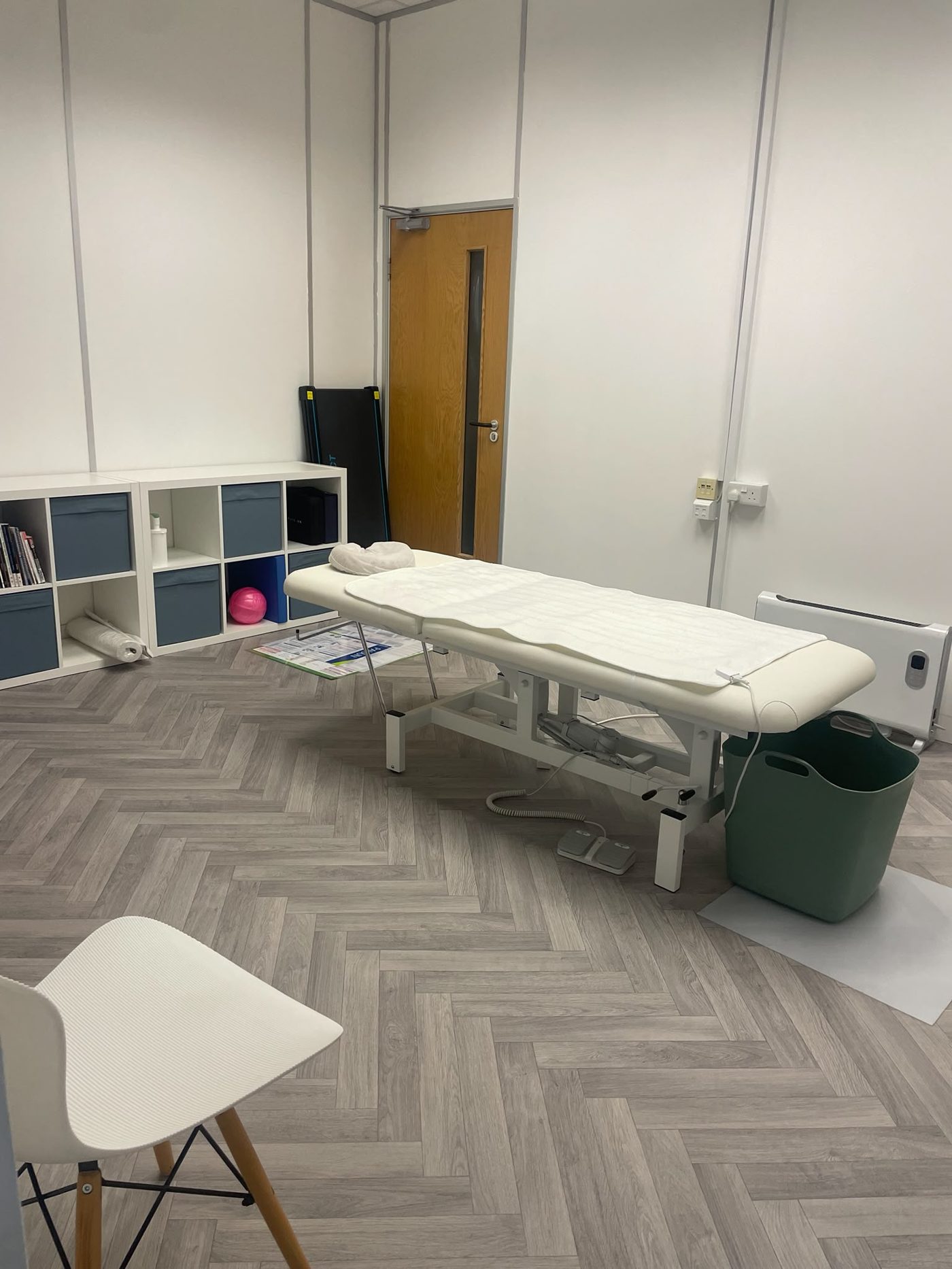LB Sports Injury Clinic treatment room at The Studios, Wellington